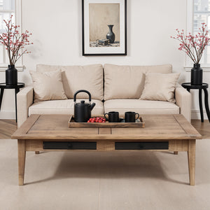 Table bois massif extensible