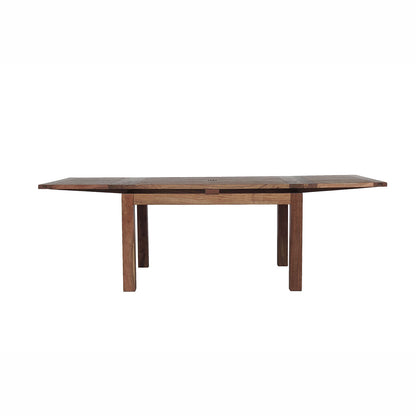 Mesa de comedor cuadrada grande extensible 130 cm | Acacia Gordon