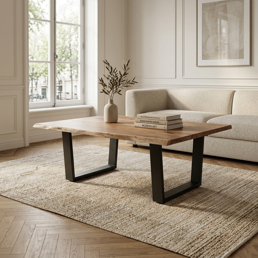 Mesa de centro cuadrada de 100 cm | Acacia Forest