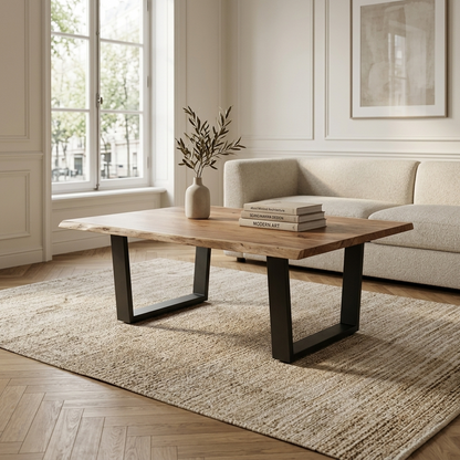 Mesa de centro cuadrada de 100 cm | Acacia Forest