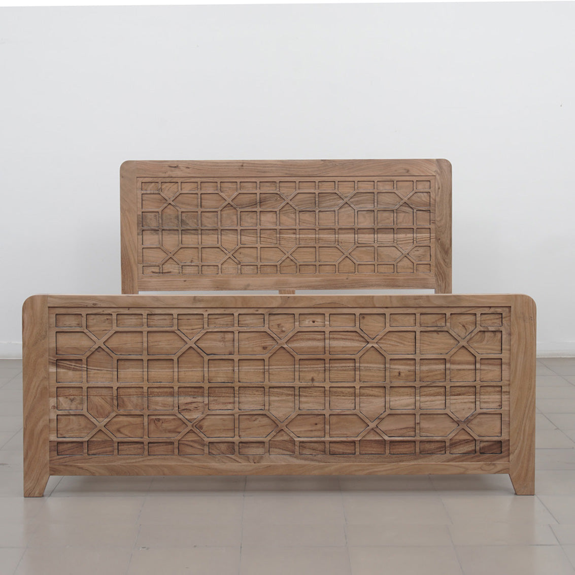 Cama queen size 160x200 cm | Acacia Punjab-II