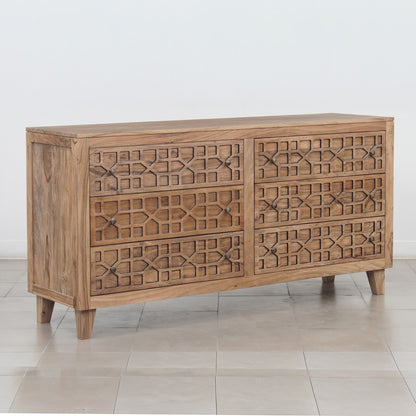 Cômoda com 6 gavetas | Acacia Punjab-II