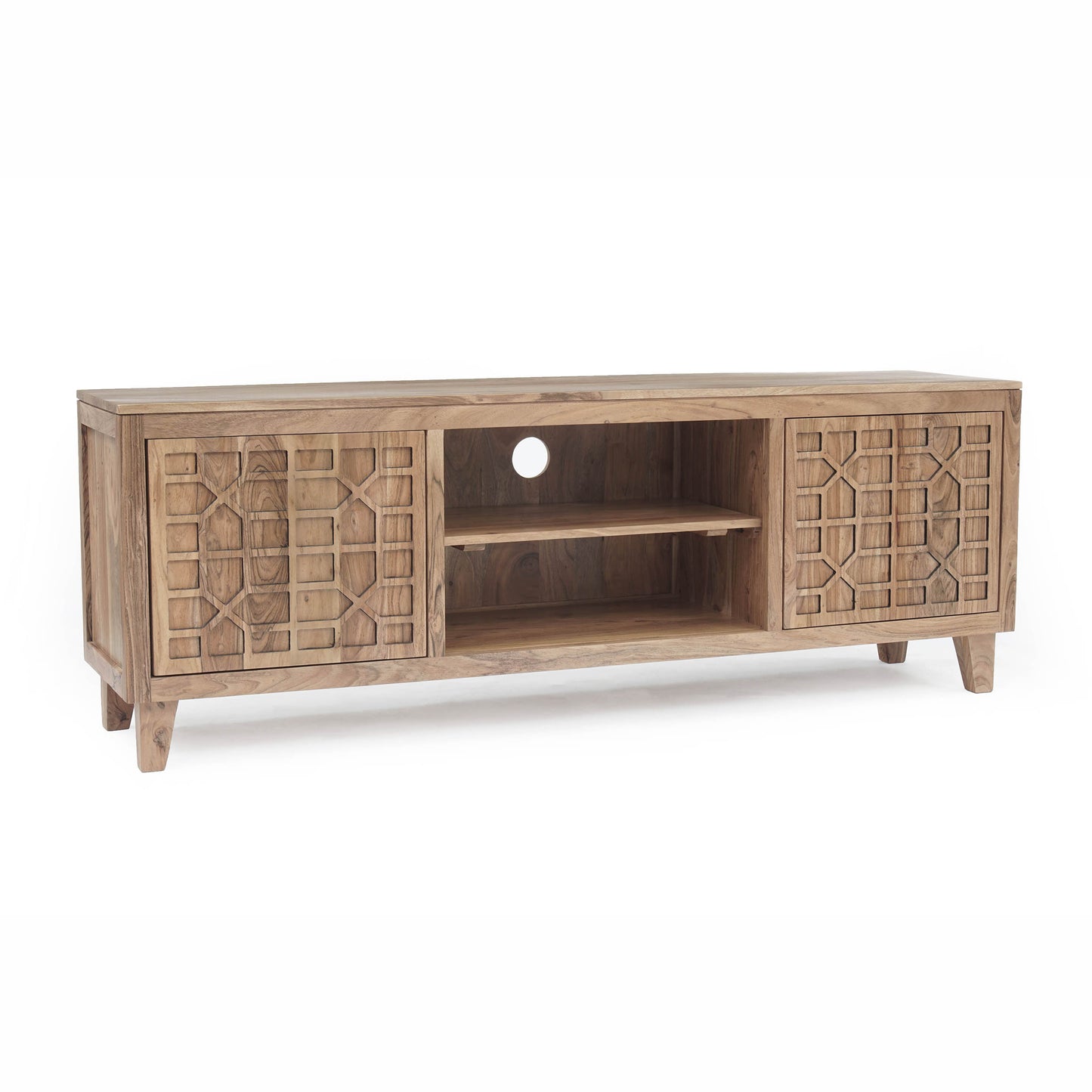 Armário de TV de 2 portas | Acacia Punjab-II