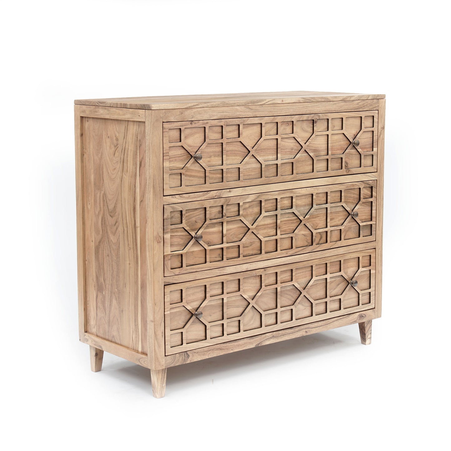 Cômoda com 3 gavetas | Acacia Punjab-II