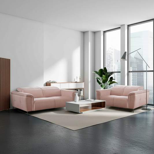 Canapé 2 places fixes Chalimar Pink