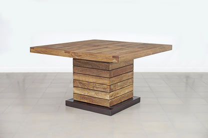 Table à manger carrée - Rallonge centrale | Manguier Herods