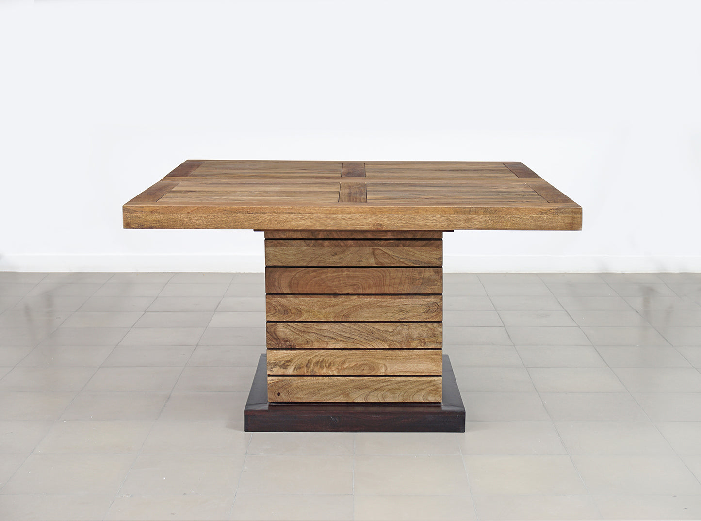 Table à manger carrée - Rallonge centrale | Manguier Herods