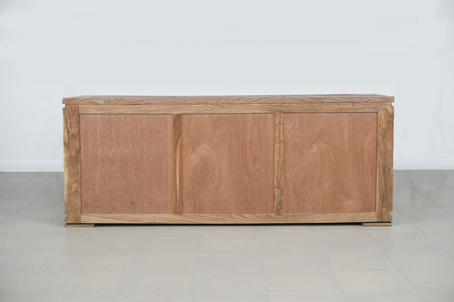 Buffet bois sculpté bicolore 3P 3T | Acacia Maya