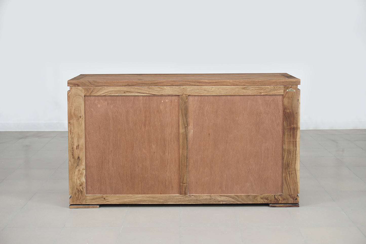 Petit buffet bois sculpté bicolore 2P 2T | Acacia Maya