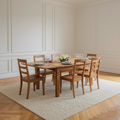 KAVISH MESA DE JANTAR QUADRADA + 2 EXTENSÕES DE 40 CM