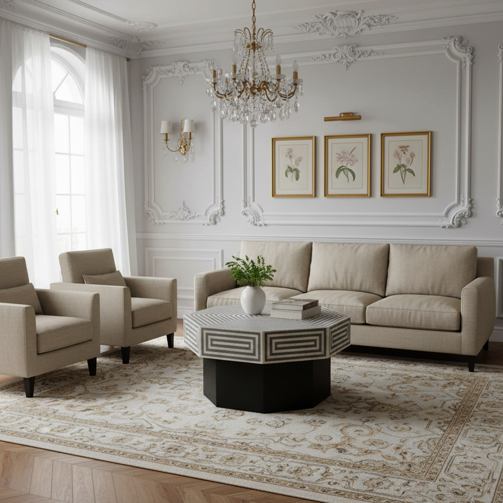 Table basse hexagonale | Offre M&M