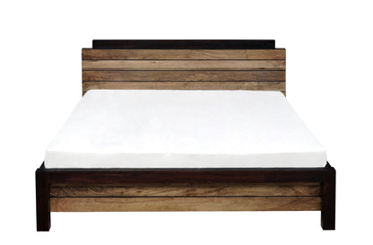 Lit 160 bois massif bicolore | Manguier Herods