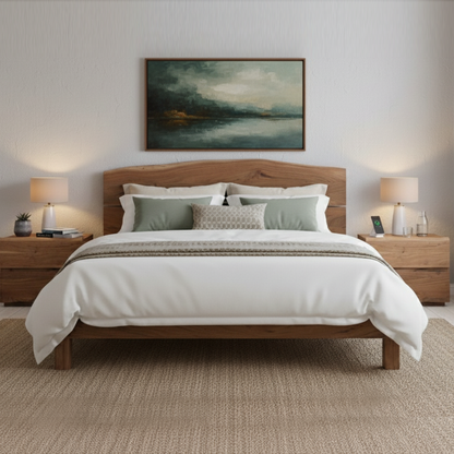 Lit 180x200 bois massif en acacia – Bunting