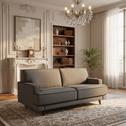 Canapé-lit gris cendré | Sylvie