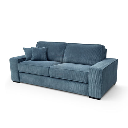Canapé-lit 3 places bleu | Etoile