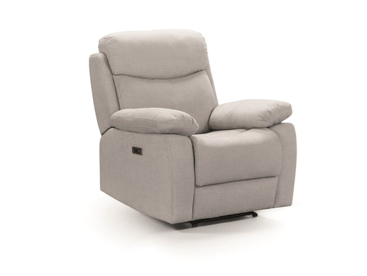 Fauteuil Relax Électrique Singapore Gris Perle