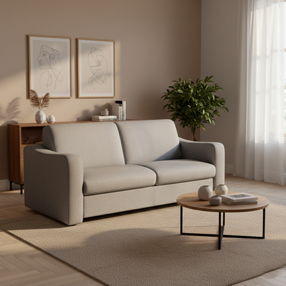 Canapé 2 places convertible gris | Imperial