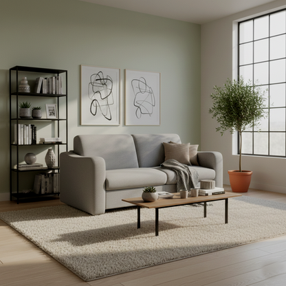 Canapé 3 places convertible gris | Imperial