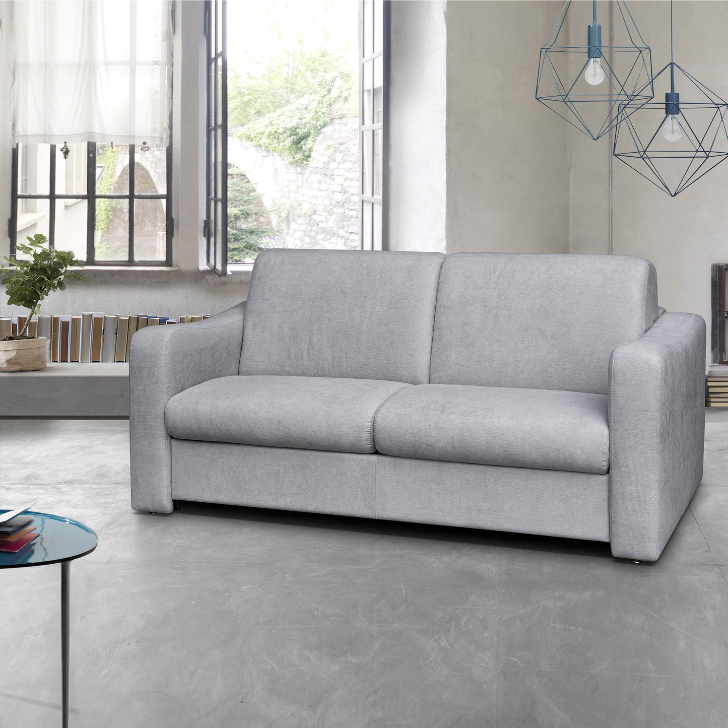 Canapé 3 places convertible gris | Imperial