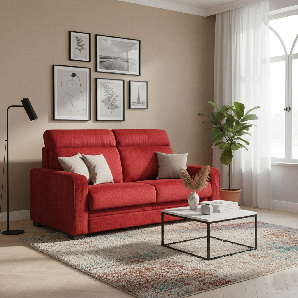 Canapé 3 places convertible | Jardin