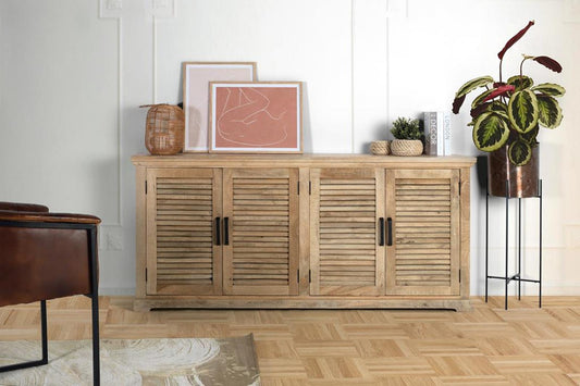 Buffet à 4 portes | Bois de manguier | Paran II