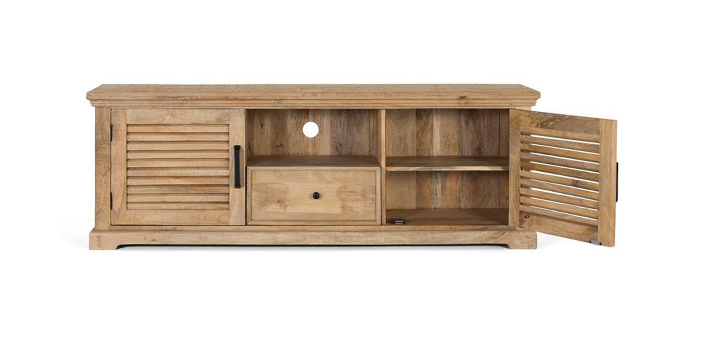 Meuble TV 2P 1T | Bois de manguier | Paran II