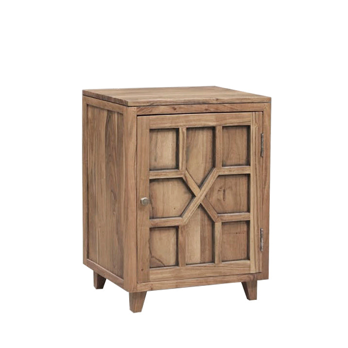 Mesa de cabeceira 1 porta reta | Acacia Punjab-II