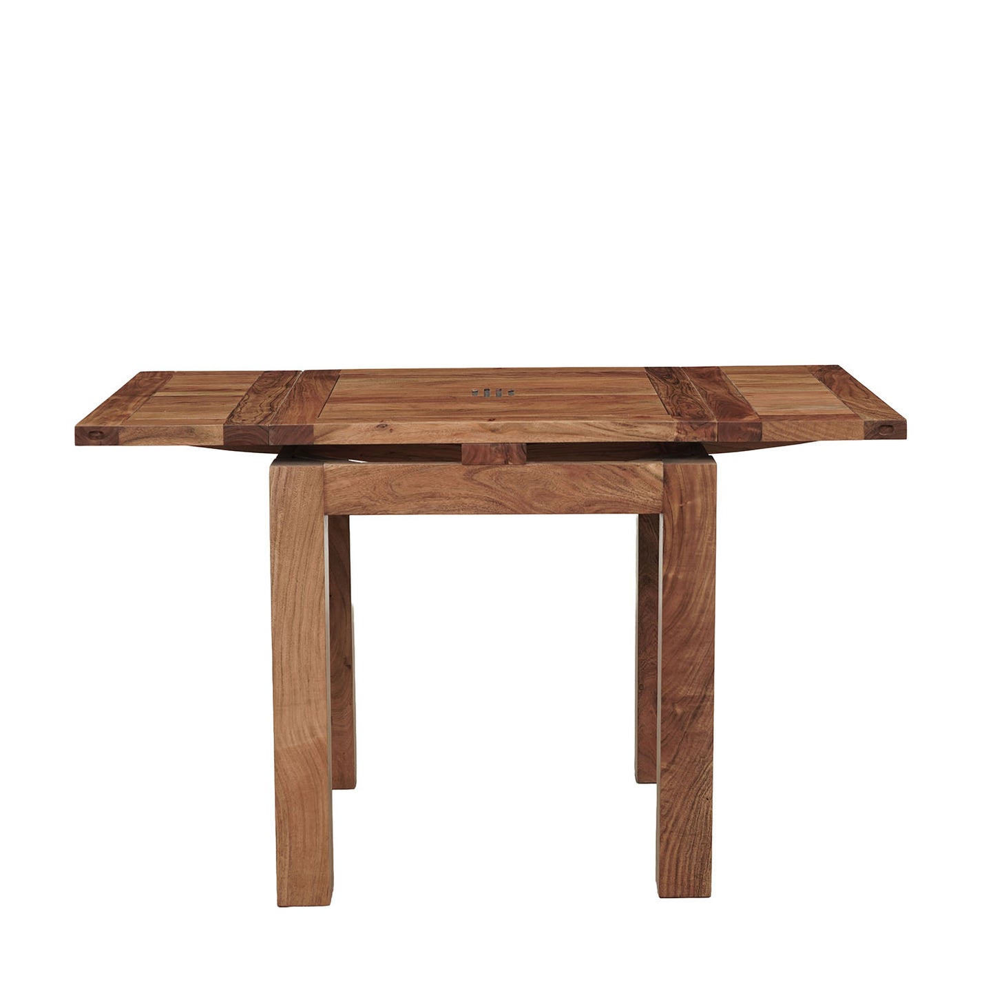 Petite table à manger carrée allonge 70 miel | Acacia Gordon
