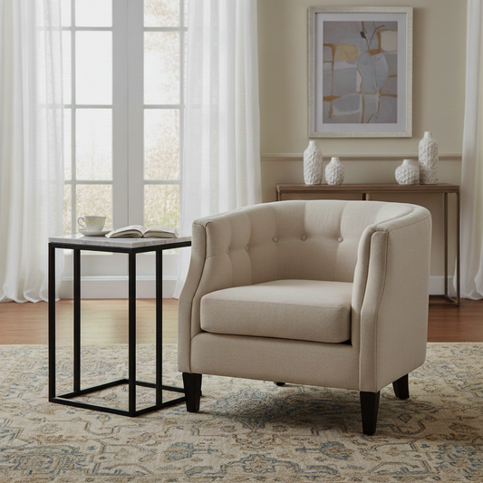 Table d'appoint Lexington white