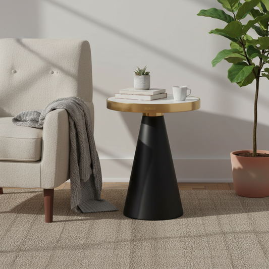 Table d'angle Odin rond Ø45