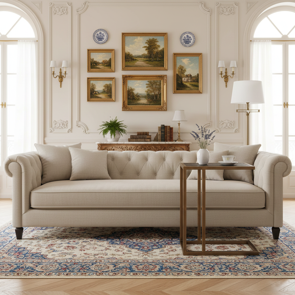 Sofa tafel noirbone laiton (noir rustic)