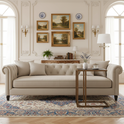 Sofa tafel noirbone laiton (noir rustic)