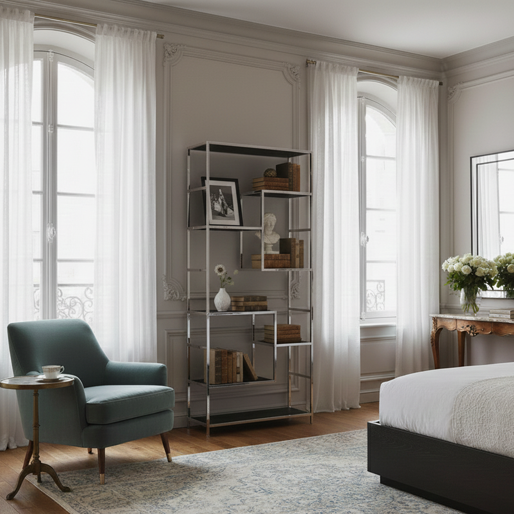 Prateleira prateada Blackbone