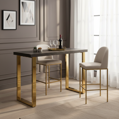 Mesa de bar de oro Blackbone 160