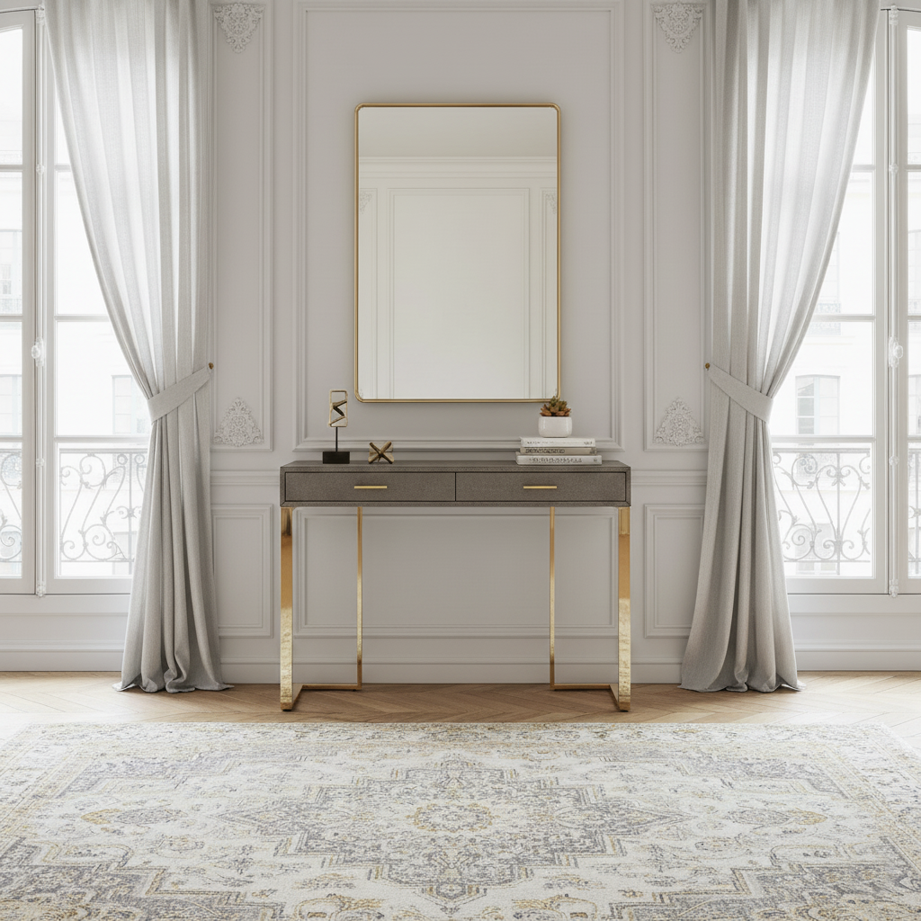 Table Marie-Lou 2-laden (or)