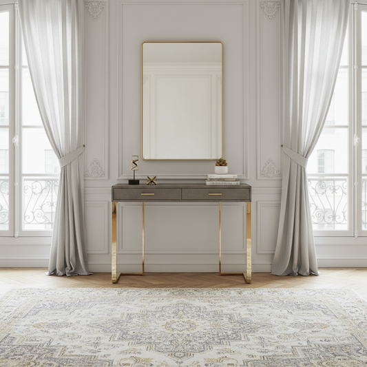 Table Marie-Lou 2-laden (or)