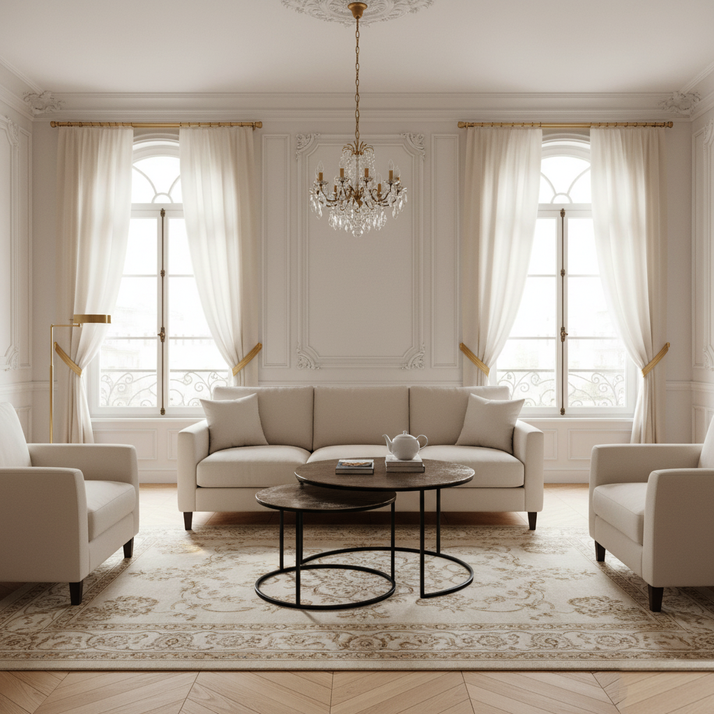 Conjunto de mesa Asher com 2 peças