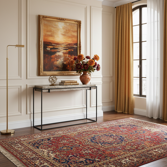 Console Calloway champagne or