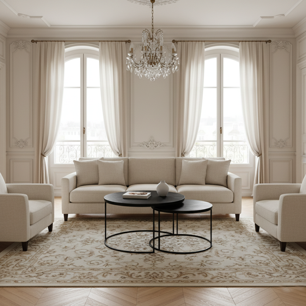 Juego de mesa de centro Bolder de 2 piezas de aluminio negro