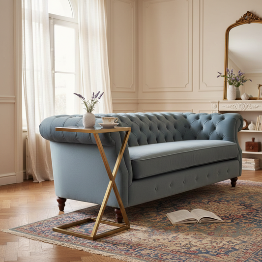 Table basse Paramount Or (brossé or)