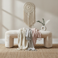 Sofá Fargo chenille branco (Bergen 900 chenille branco)