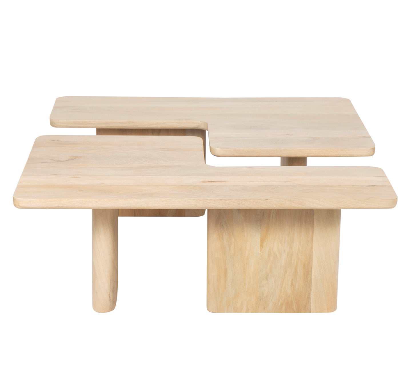 Set de 2 mesas de centro 110x70 cm natural | Ariel II