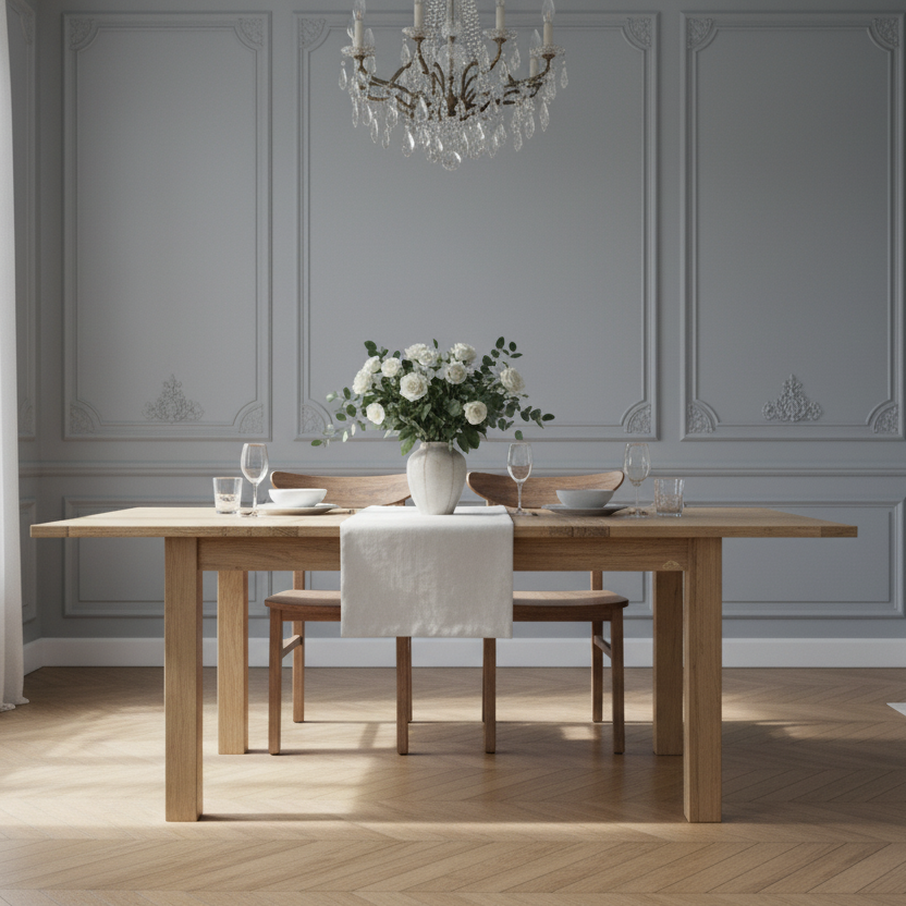 Table Repas Rect All. 132X81 | Acacia Urban