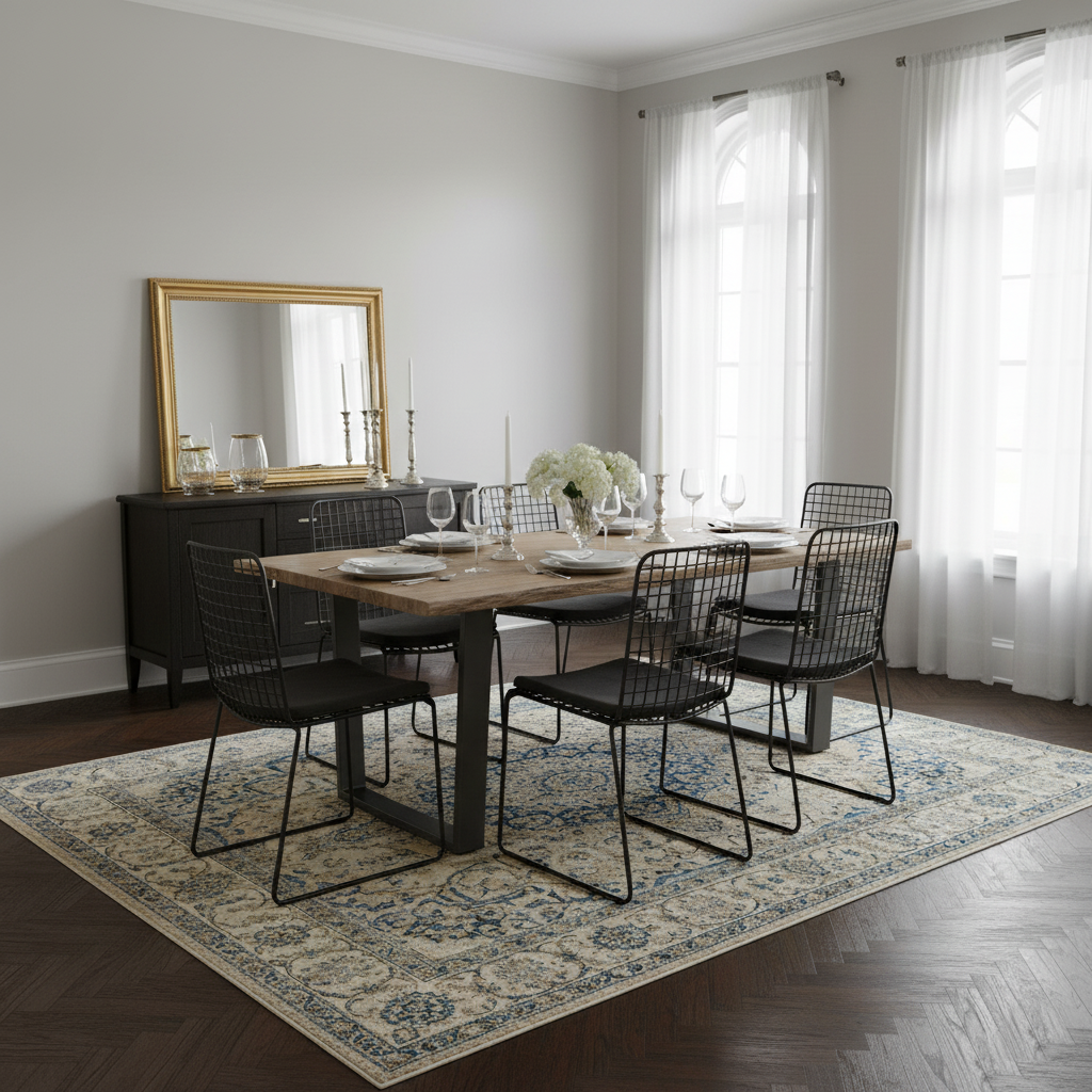 Mesa de comedor de acacia maciza de 240 cm | Acacia Forest