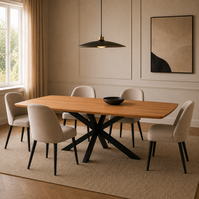 Table à manger ovale 220x105  | Omer
