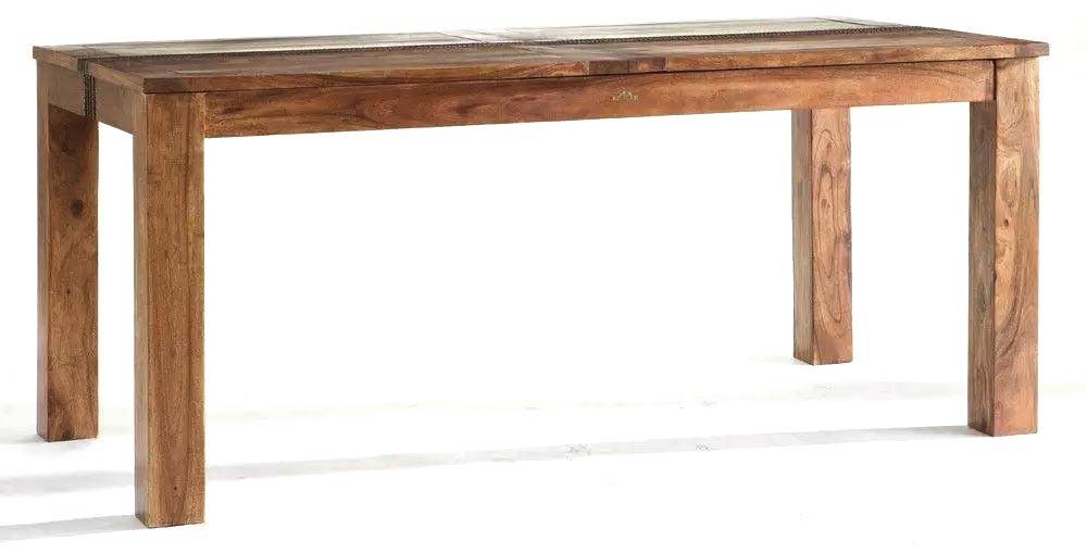 Mesa de jantar retangular 180 cm | Tatuagem de acácia