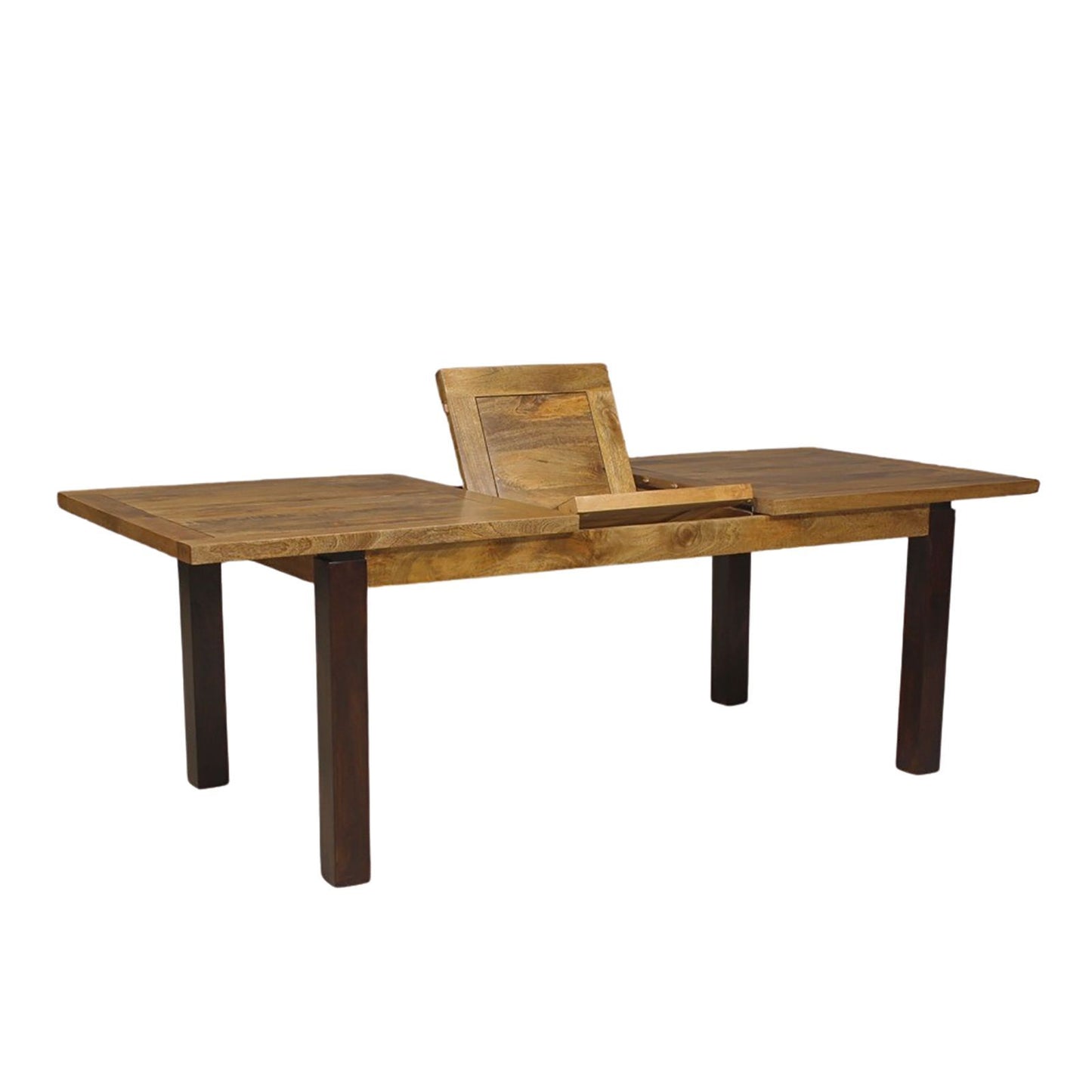Mesa de jantar retangular 180 cm - Extensão central | Madeira de manga Herods