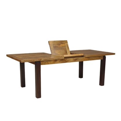Mesa de jantar retangular 180 cm - Extensão central | Madeira de manga Herods