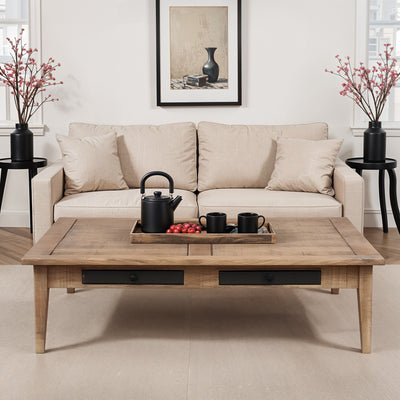 Table basse 4 tiroirs | Manguier Farm II