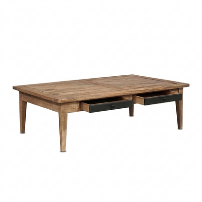 Table basse 4 tiroirs | Manguier Farm II